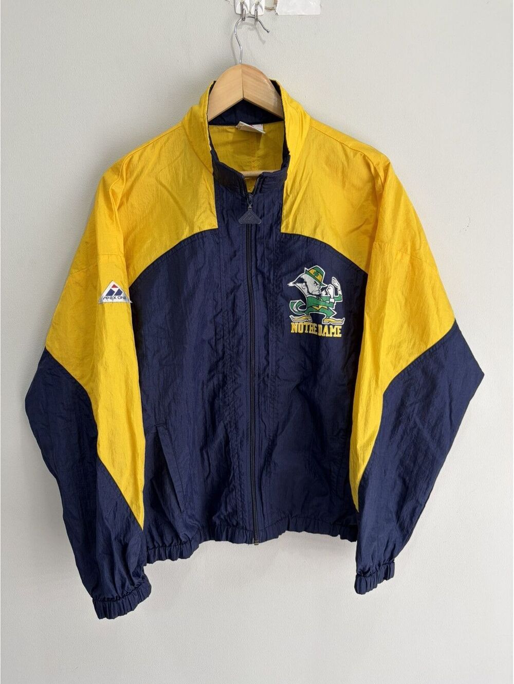 Vintage Notre Dame Windbreaker Jacket